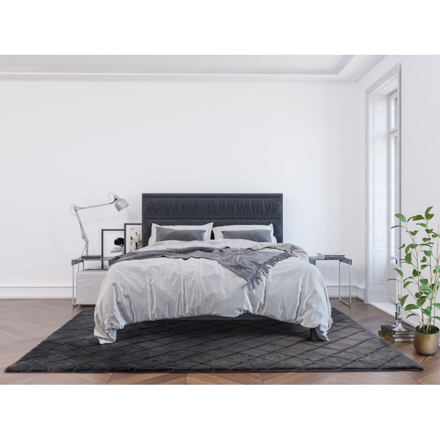 Tapis antidérapant MODENA NEW 120x160 cm anthracite