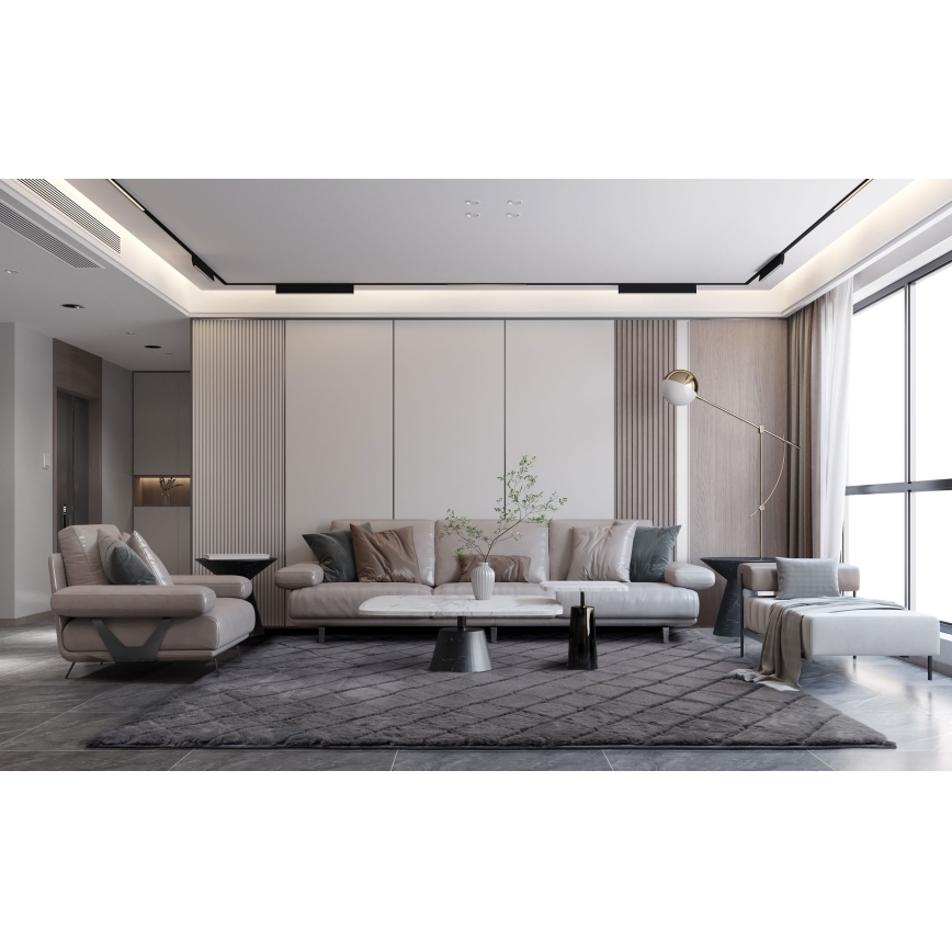 Tapis antidérapant MODENA NEW 120x160 cm anthracite