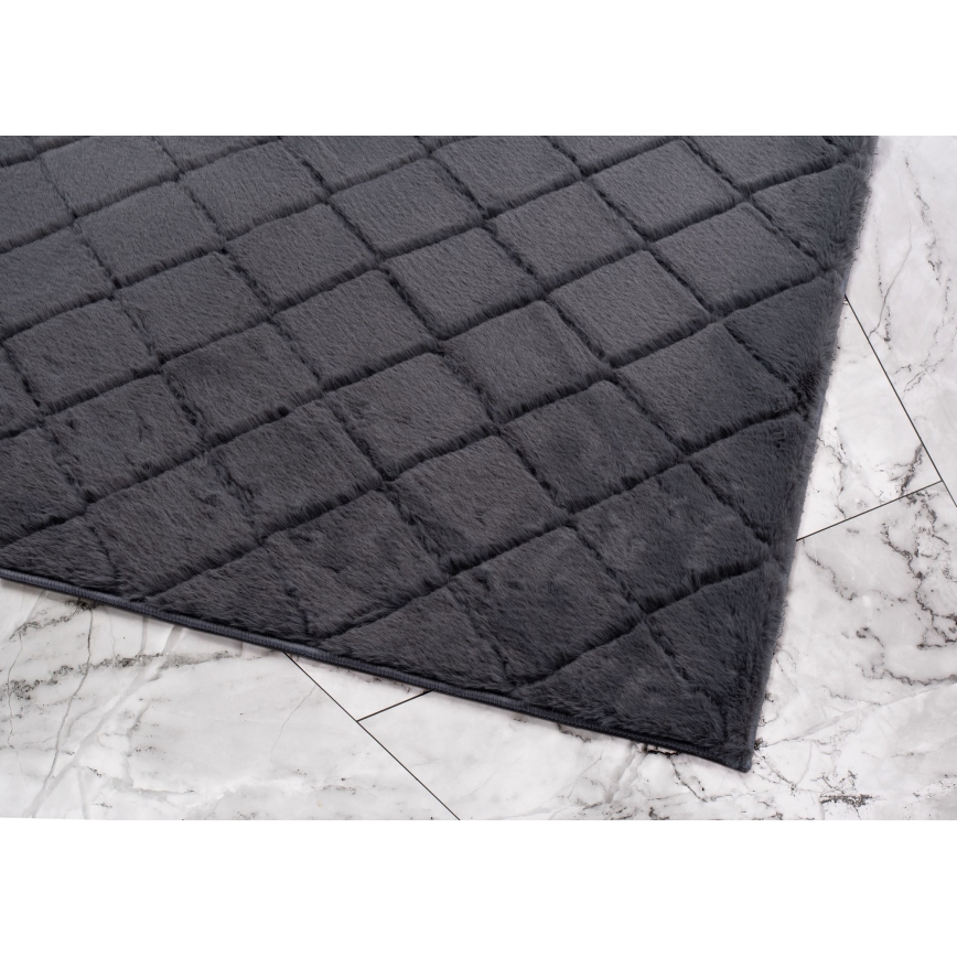 Tapis antidérapant MODENA NEW 120x160 cm anthracite
