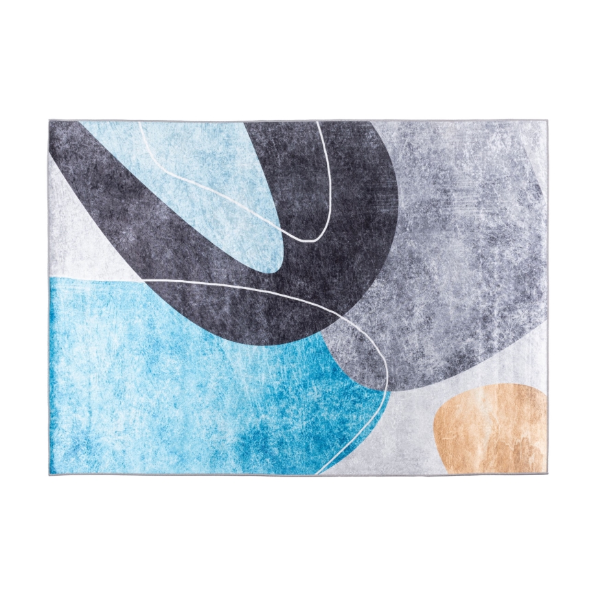 Tapis antidérapant PRINT SHINE 160 x 230 cm multicolore
