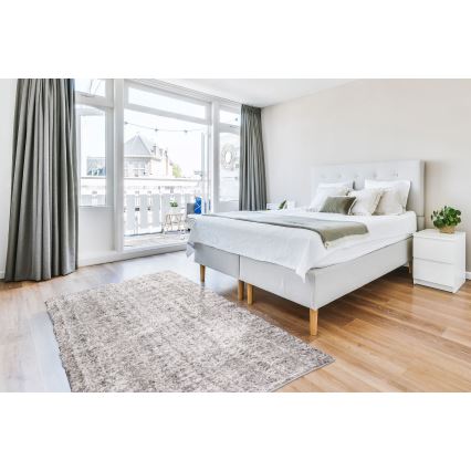 Tapis BILBAO SHAGGY 120x160 cm gris/anthracite