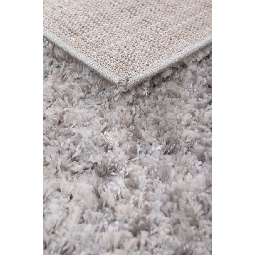 Tapis BILBAO SHAGGY 120x160 cm gris/anthracite