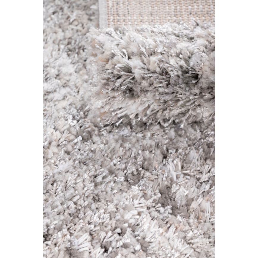 Tapis BILBAO SHAGGY 120x160 cm gris/anthracite