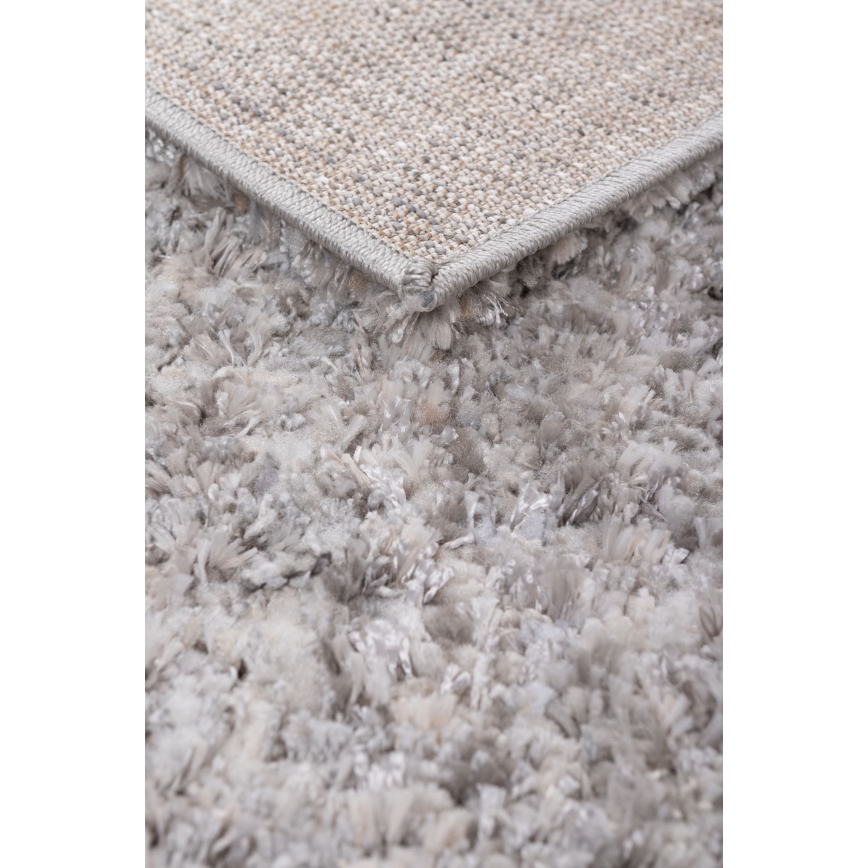 Tapis BILBAO SHAGGY 80 x 150 cm gris