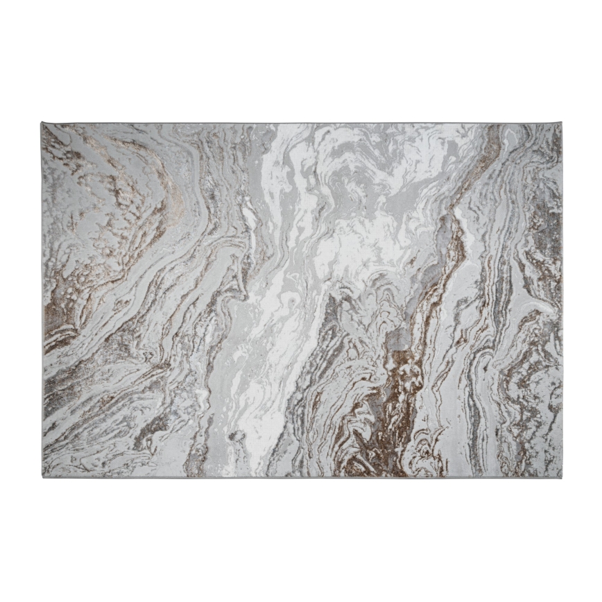 Tapis CREATION 200x290 cm 1950g/m2 gris/marron/effet marbré