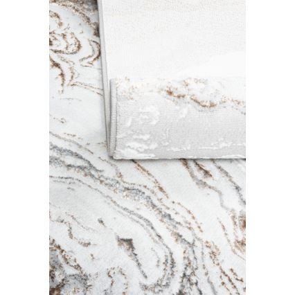 Tapis CREATION 200x290 cm 1950g/m2 gris/marron motif marbré