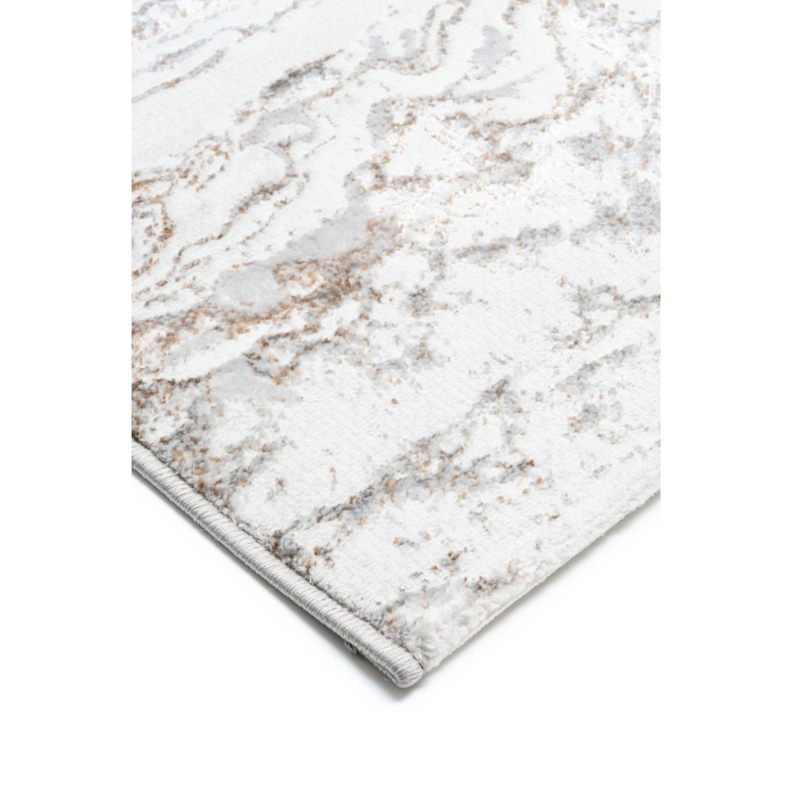 Tapis CREATION 200x290 cm 1950g/m2 gris/marron motif marbré