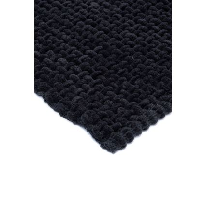 Tapis de bain BELWEDER 60 x 100 cm, noir