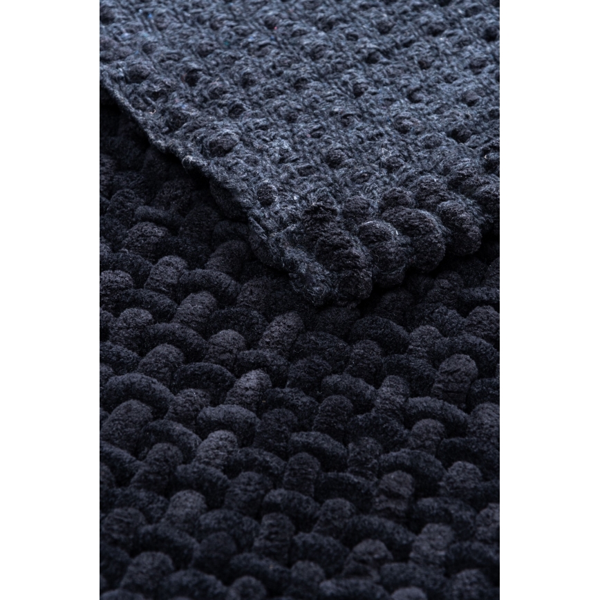 Tapis de bain BELWEDER 60 x 100 cm, noir