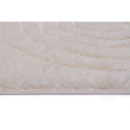 Tapis de bain CARMEN 50 x 80 cm crème