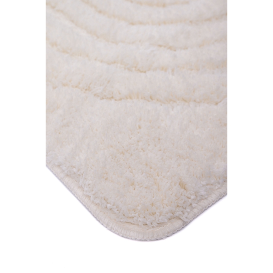 Tapis de bain CARMEN 50 x 80 cm crème