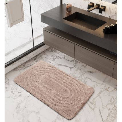 Tapis de bain CARMEN 50x80 cm beige