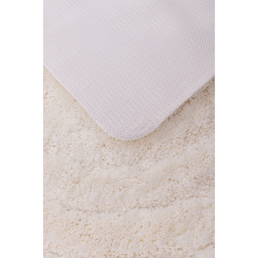 Tapis de bain CARMEN 50x80 cm crème