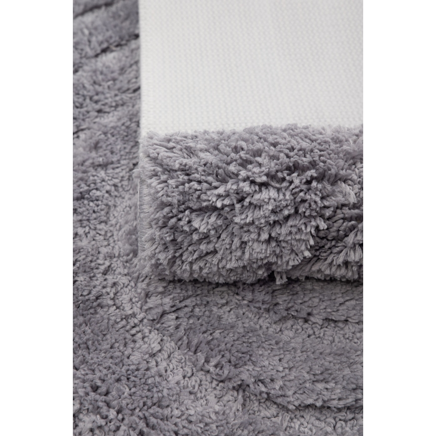 Tapis de bain CARMEN 50x80 cm gris