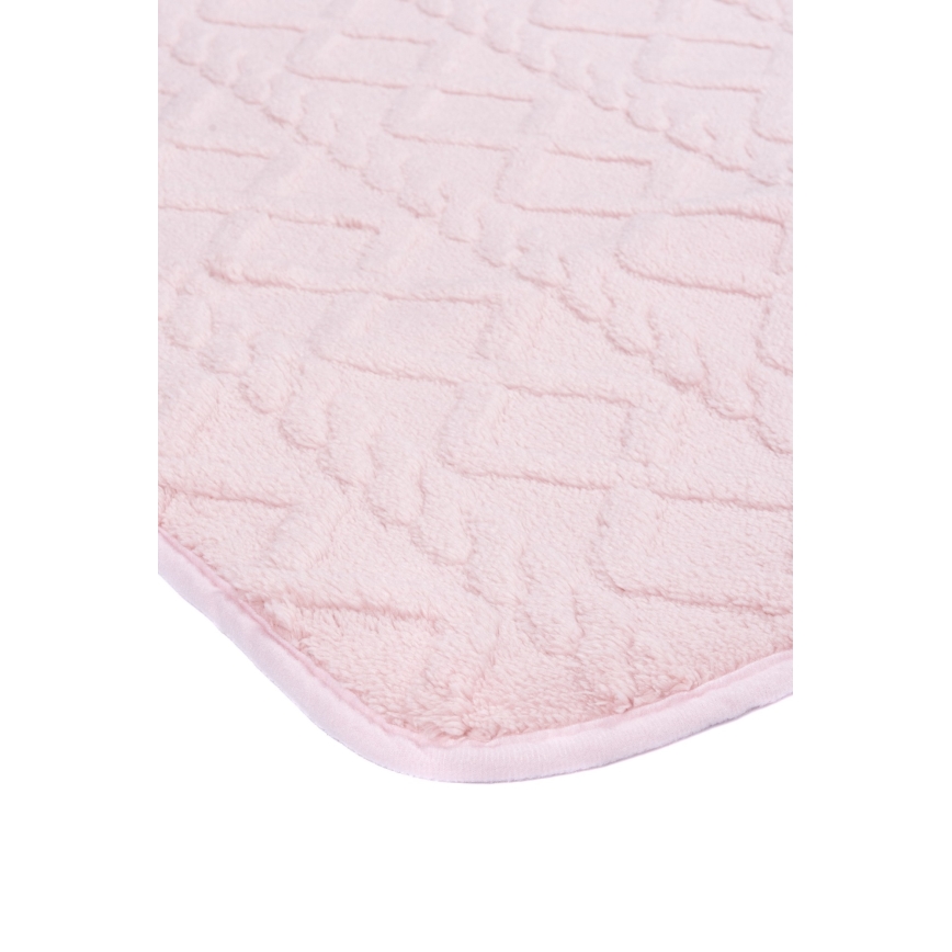 Tapis de bain NEW STYLE 3D 60 x 90 cm rose