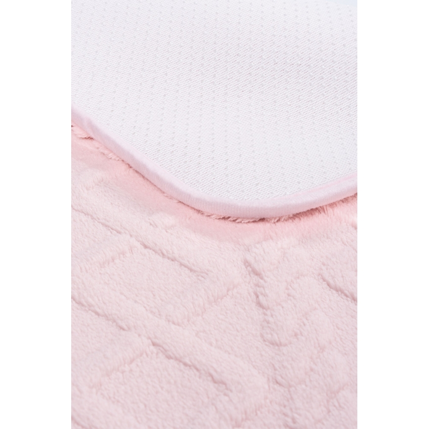 Tapis de bain NEW STYLE 3D 60 x 90 cm rose