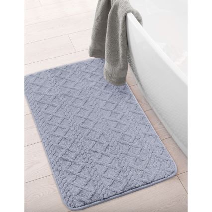 Tapis de bain NEW STYLE 3D 60x90 cm gris clair