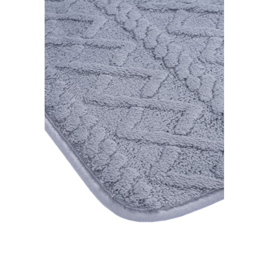 Tapis de bain NEW STYLE 3D 60x90 cm gris clair
