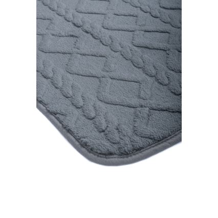Tapis de bain NEW STYLE 3D 60x90 cm gris