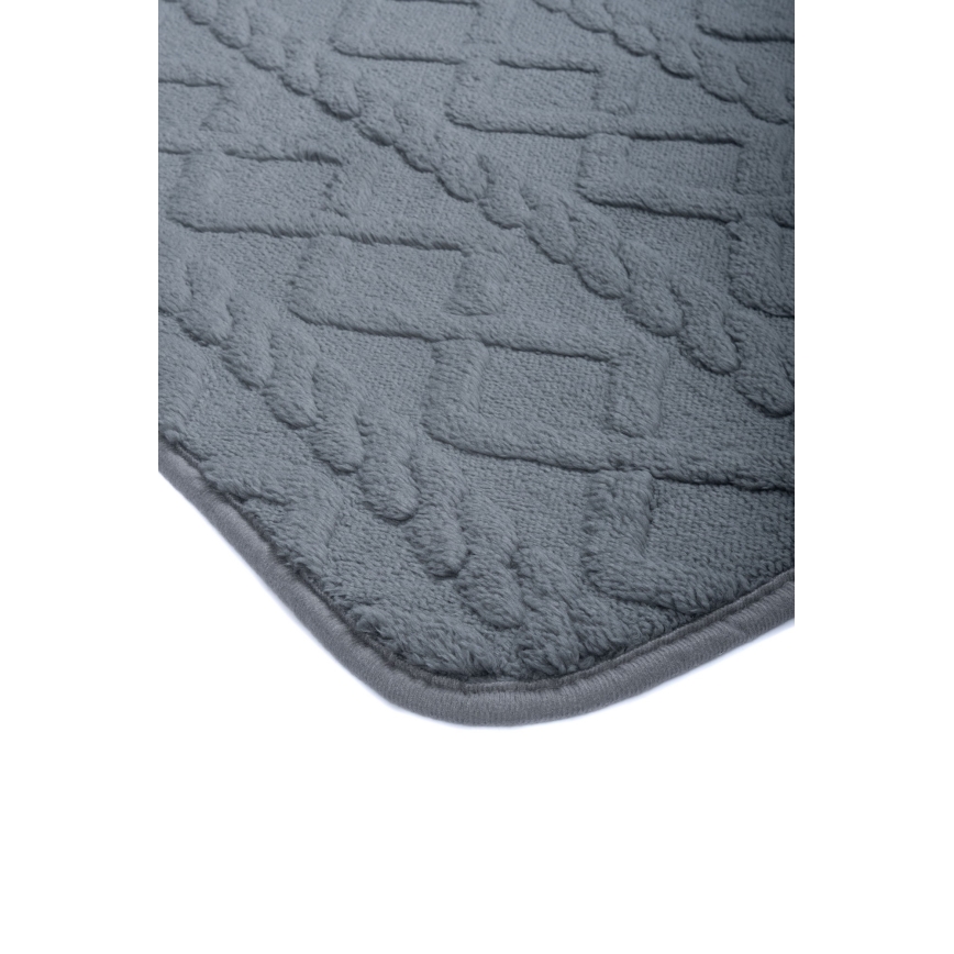Tapis de bain NEW STYLE 3D 60x90 cm gris