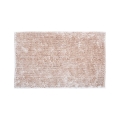 Tapis de salle de bain antidérapant CHENILLE 50x80 cm beige