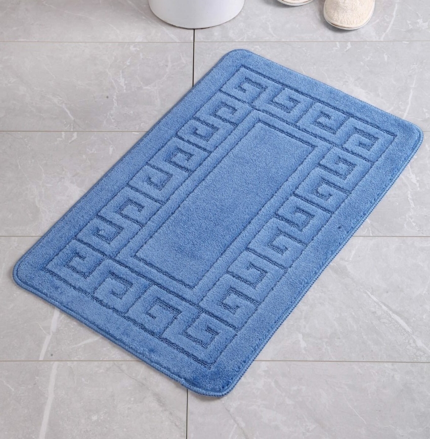 Tapis de salle de bains ETHNIC 50x70 cm bleu