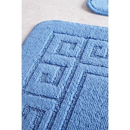 Tapis de salle de bains ETHNIC 50x70 cm bleu