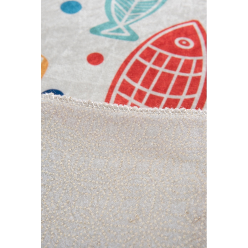 Tapis de salle de bains FISH 40x60 cm coloré