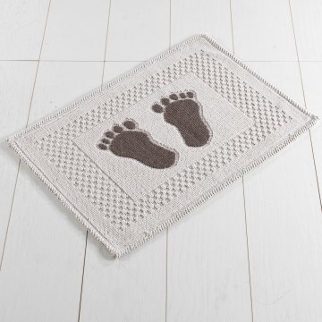 Tapis de salle de bains FOET 50x70 cm blanc
