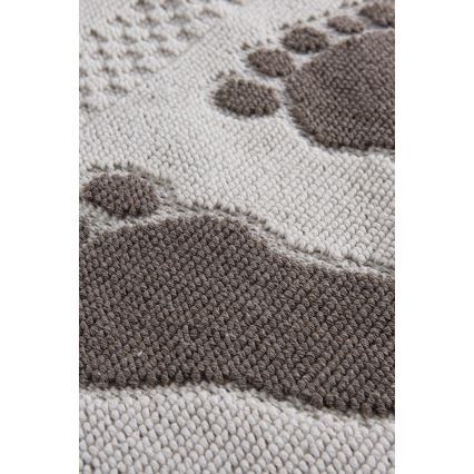 Tapis de salle de bains FOET 50x70 cm blanc