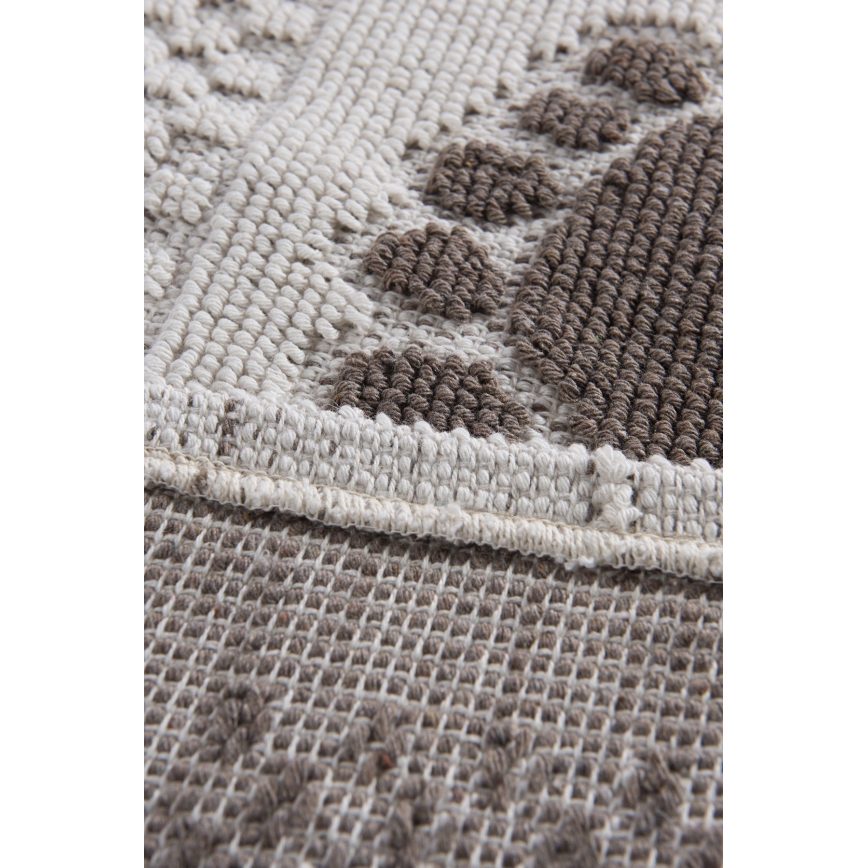 Tapis de salle de bains FOET 50x70 cm blanc
