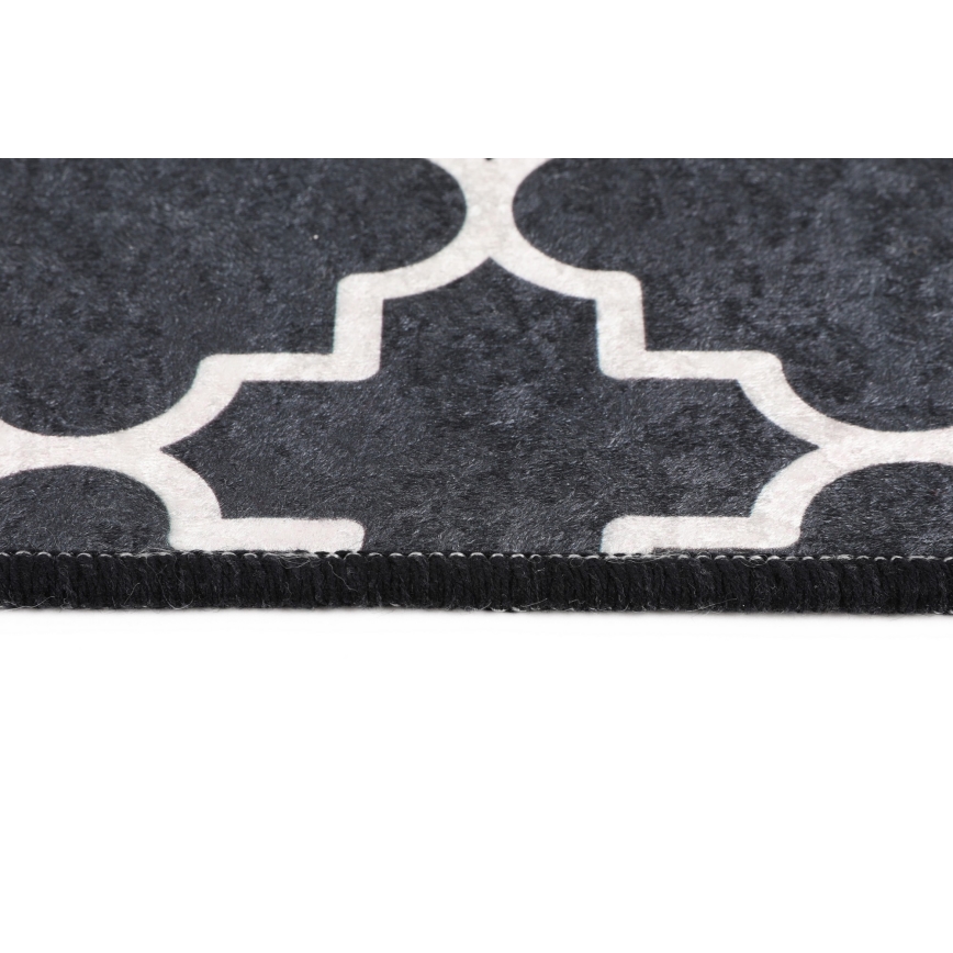 Tapis de salle de bains KUPA 40x60 cm noir