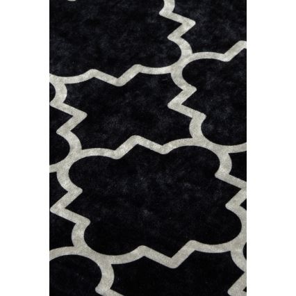 Tapis de salle de bains KUPA 40x60 cm noir