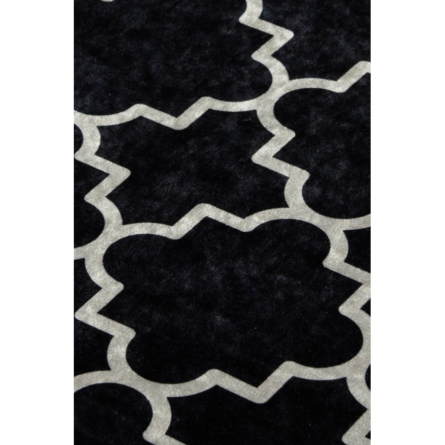 Tapis de salle de bains KUPA 40x60 cm noir