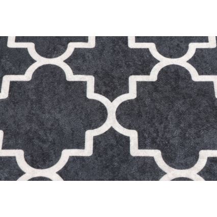 Tapis de salle de bains KUPA 40x60 cm noir