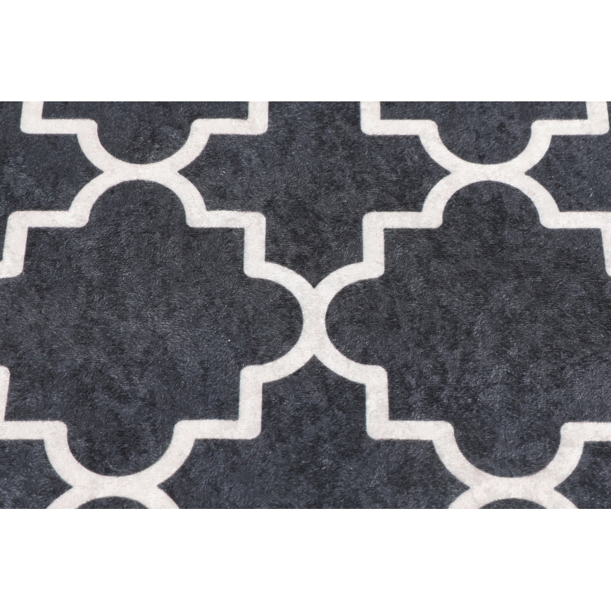 Tapis de salle de bains KUPA 40x60 cm noir