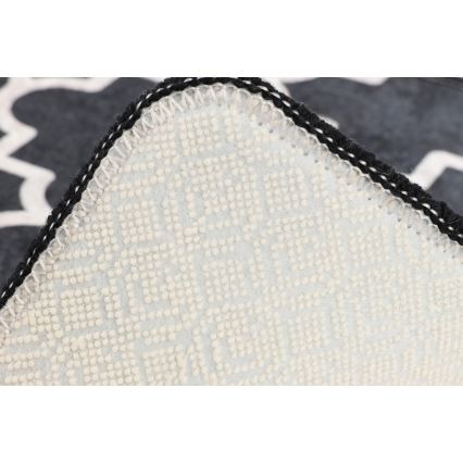 Tapis de salle de bains KUPA 40x60 cm noir