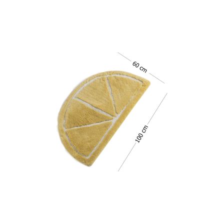 Tapis de salle de bains LIMON 60x100 cm citron