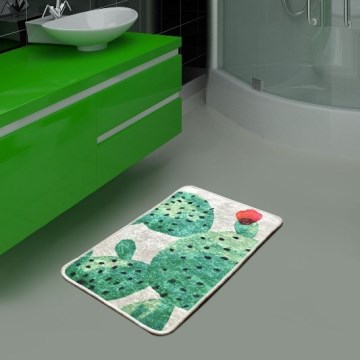 Tapis de salle de bains VERT 40x60 cm vert