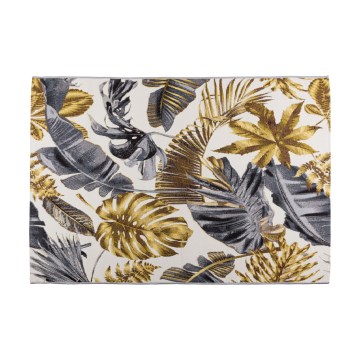Tapis d'extérieur CAPPUCCINO 120x180 cm doré/gris/blanc