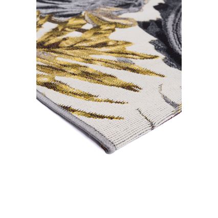 Tapis d'extérieur CAPPUCCINO 120x180 cm doré/gris/blanc