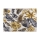 Tapis d'extérieur CAPPUCCINO 80x165 cm doré/gris
