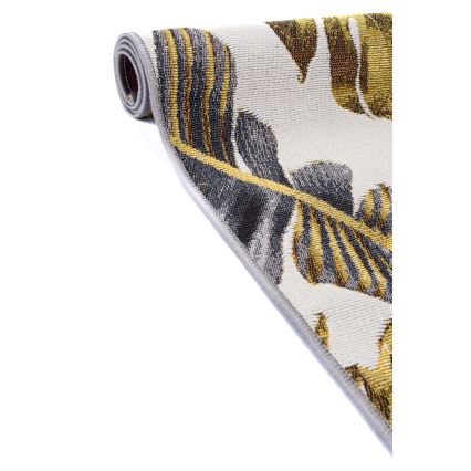 Tapis d'extérieur CAPPUCCINO 80x165 cm doré/gris