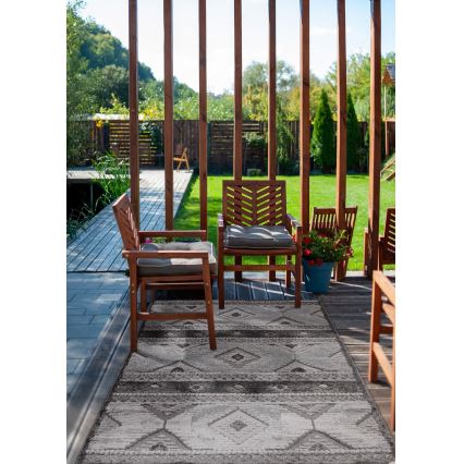 Tapis d'extérieur CHIARA 120x170 cm gris
