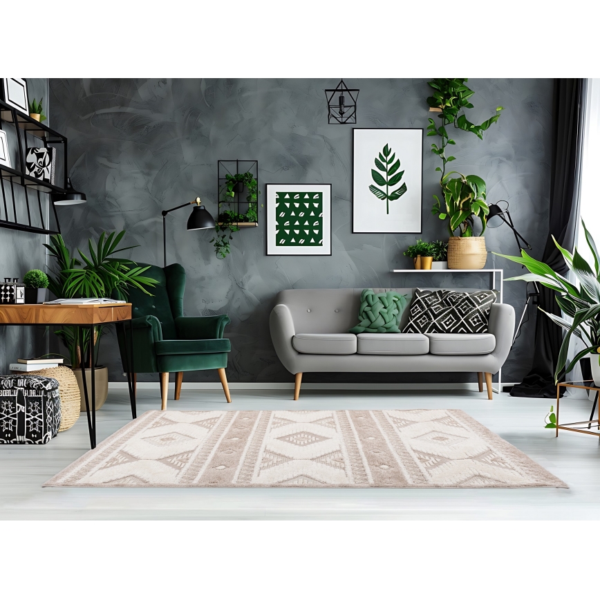 Tapis d'extérieur CHIARA 160x230 cm beige