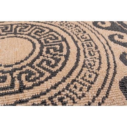 Tapis d'extérieur DELMAR 80 cm marron/beige