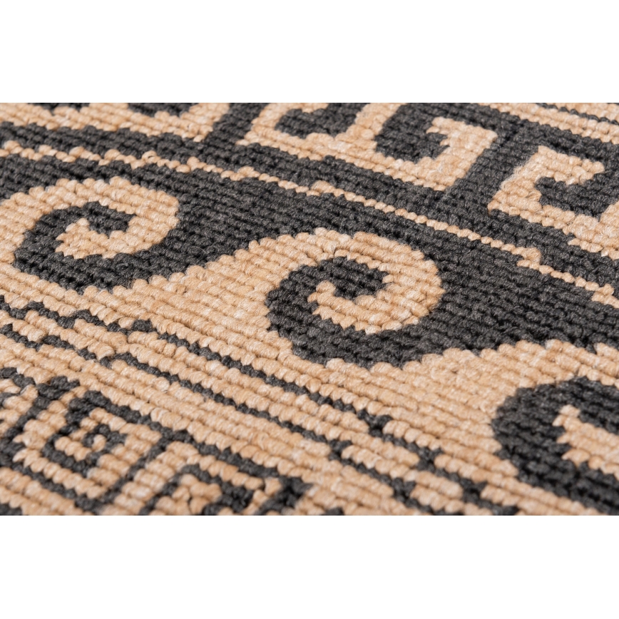 Tapis d'extérieur DELMAR 80 cm marron/beige