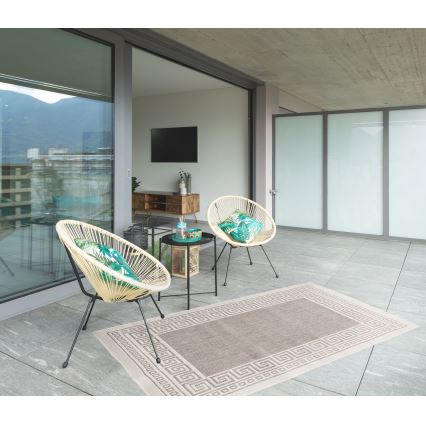Tapis d'extérieur EXPRESS NEW OUTDOOR 120 x 160 cm gris/beige