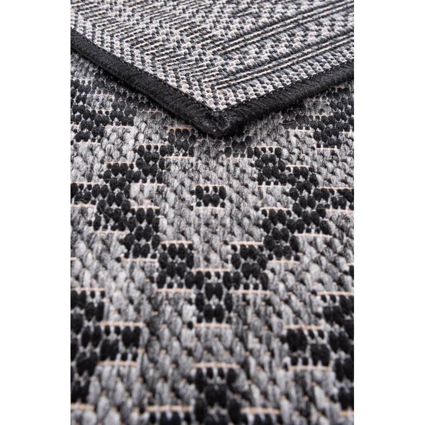 Tapis d'extérieur EXPRESS NEW OUTDOOR 120x160 cm anthracite/gris