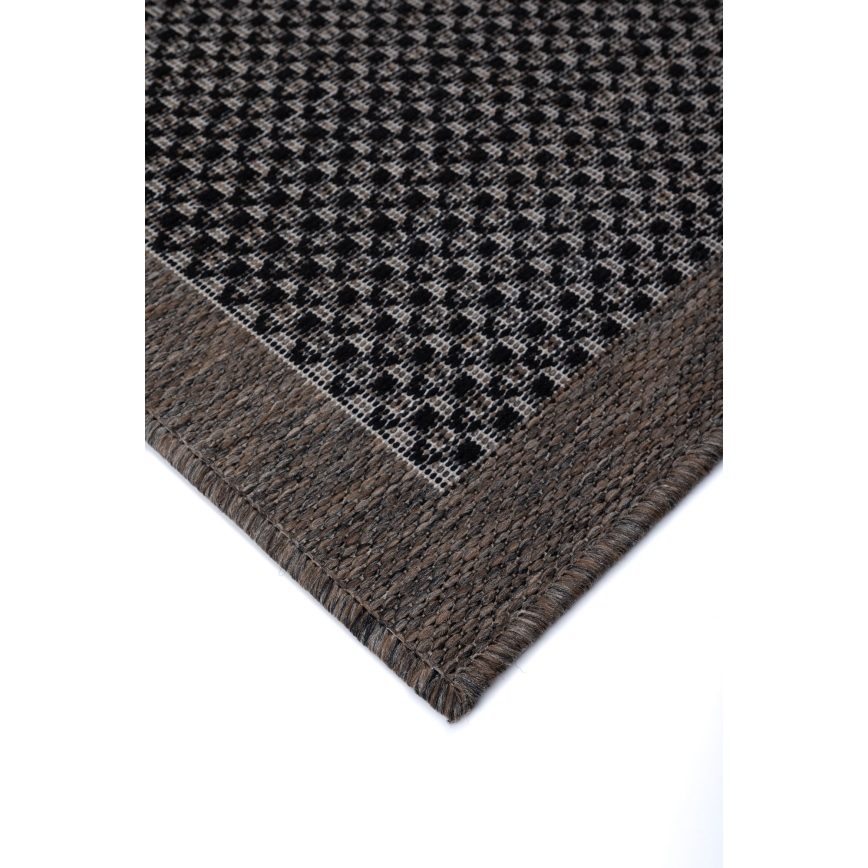 Tapis d'extérieur EXPRESS NEW OUTDOOR 120x160 cm anthracite/marron